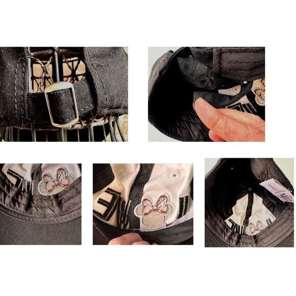 NWOT Disney Minnie Mouse Baseball Cap Hat Adjustable Embroidered Polka D… - Picture 11 of 12